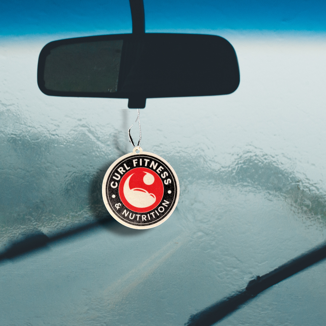 Curl Fitness Car Airfreshener